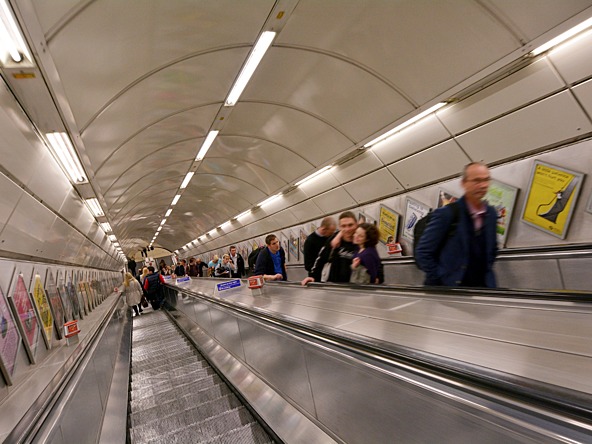 London underground crop